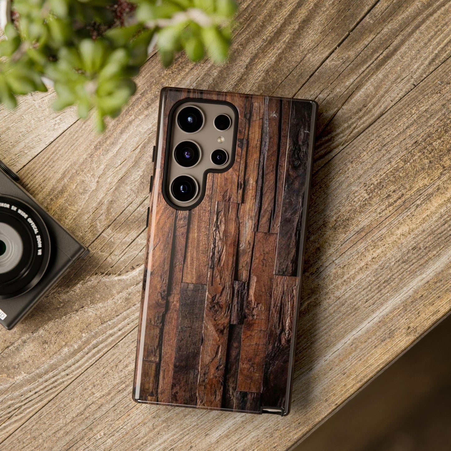 Wood Plank Look Phone Case Natural Wood look Printed Case for Most Popular Phones - Cases for wood worker gift for wood lover wood look case