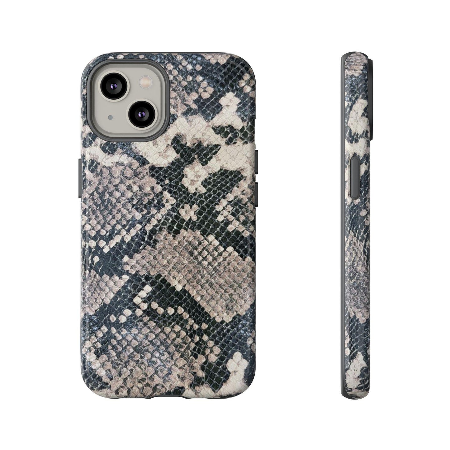 Python Look Phone Case Fashion Print Leather Look Case for Most Popular Phones Designer look phone case Gift for her Snake skin phone case