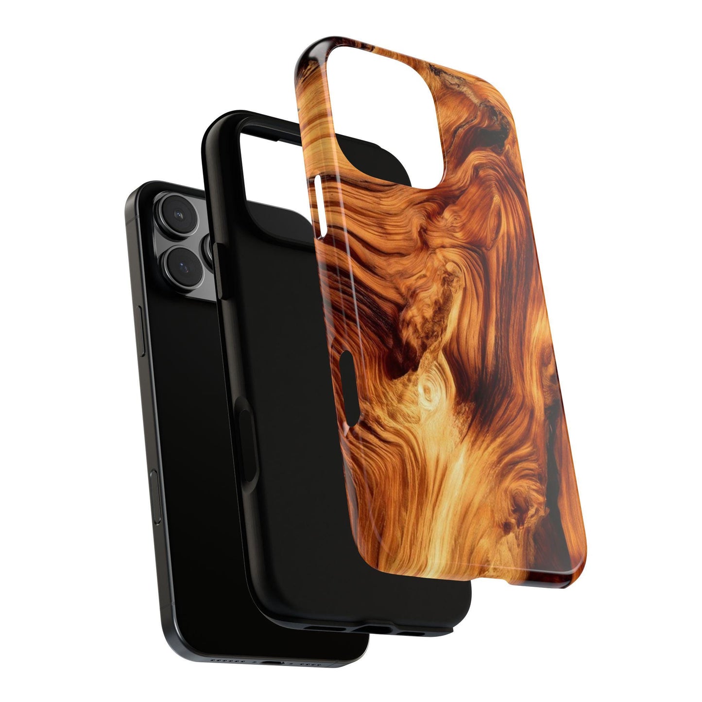 Exotic Wood Look Phone Case Fashion Print Case for Most Popular Phones - Cases for Wood Workers & Exotic Wood Lovers