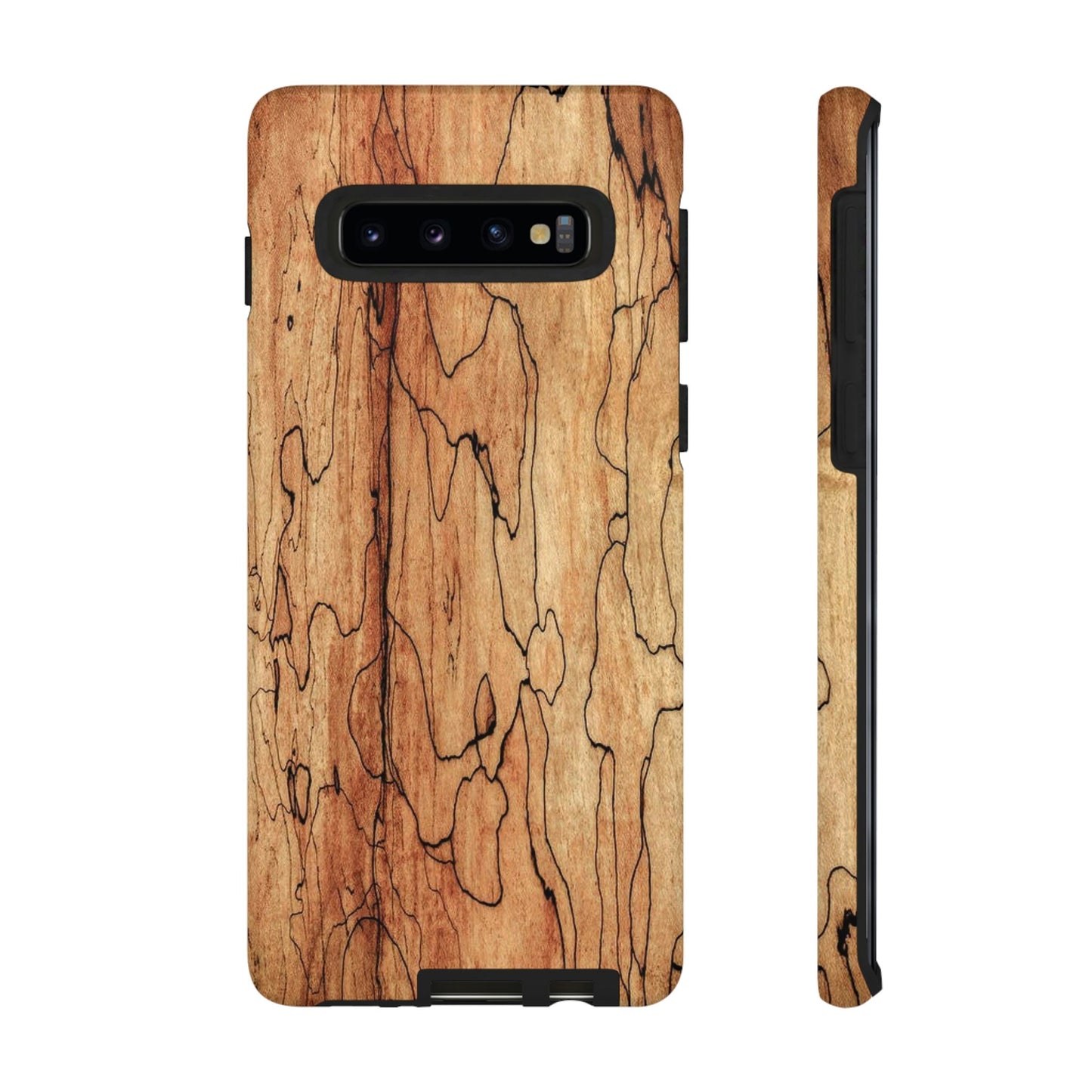 Spalted Maple Exotic Wood Look Phone Case Fashion Print Case for Most Popular Phones - Cases for Wood Workers & Exotic Wood Lovers