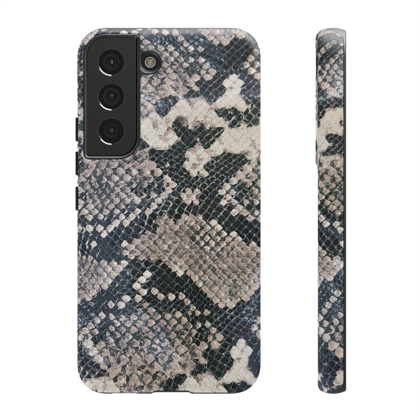 Python Look Phone Case Fashion Print Leather Look Case for Most Popular Phones Designer look phone case Gift for her Snake skin phone case