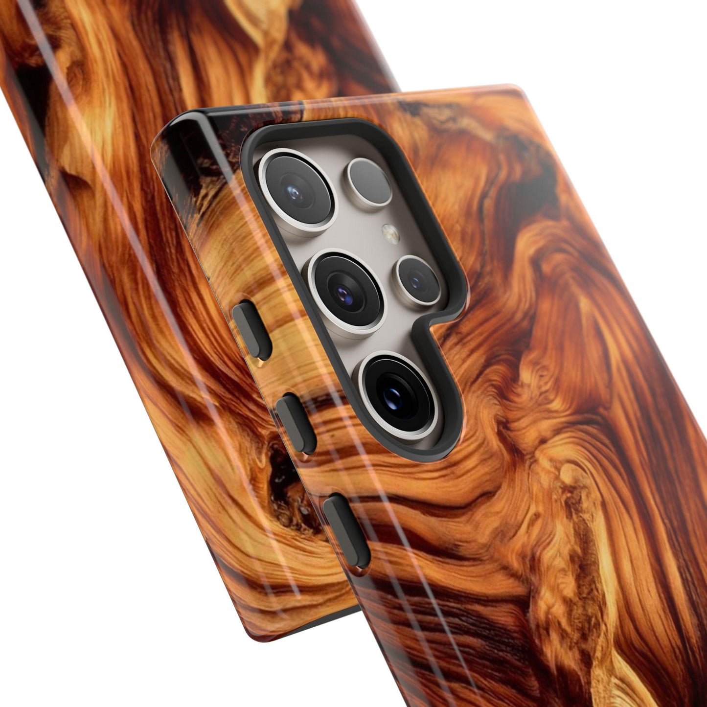 Exotic Wood Look Phone Case Fashion Print Case for Most Popular Phones - Cases for Wood Workers & Exotic Wood Lovers