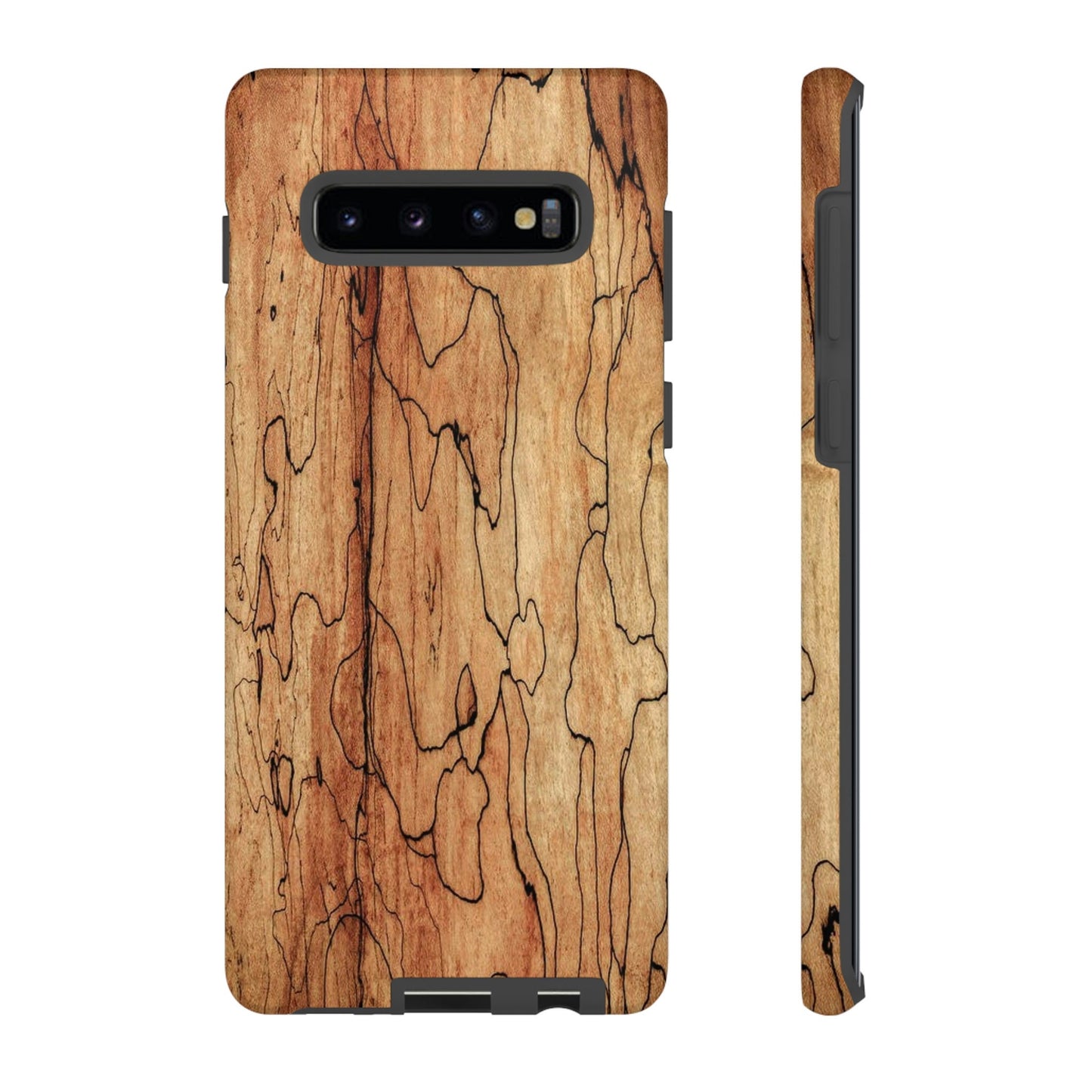 Spalted Maple Exotic Wood Look Phone Case Fashion Print Case for Most Popular Phones - Cases for Wood Workers & Exotic Wood Lovers