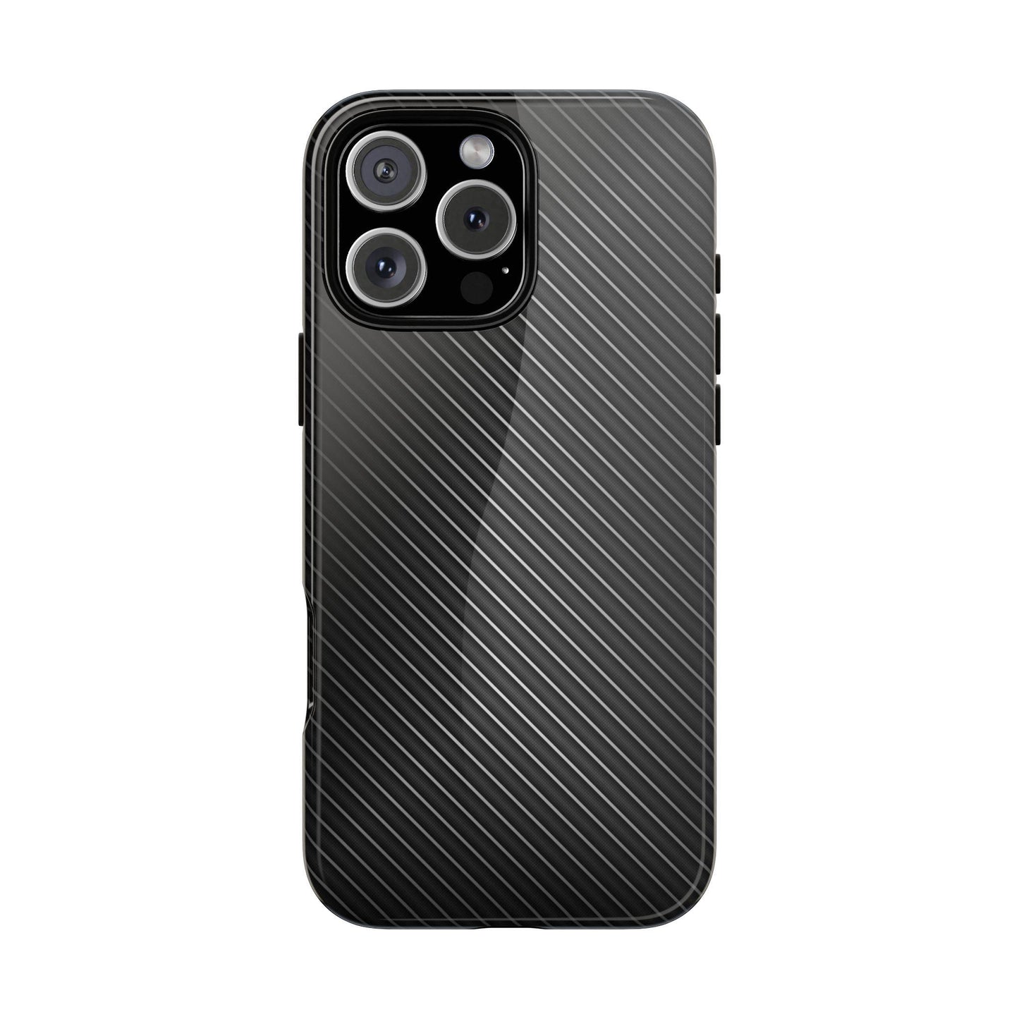 Carbon Fiber Tough Case, CF Print Protective Cover for Phones, Apple Android, High Tech Design