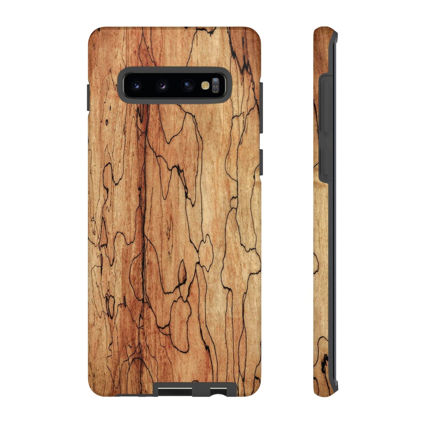 Spalted Maple Exotic Wood Look Phone Case Fashion Print Case for Most Popular Phones - Cases for Wood Workers & Exotic Wood Lovers