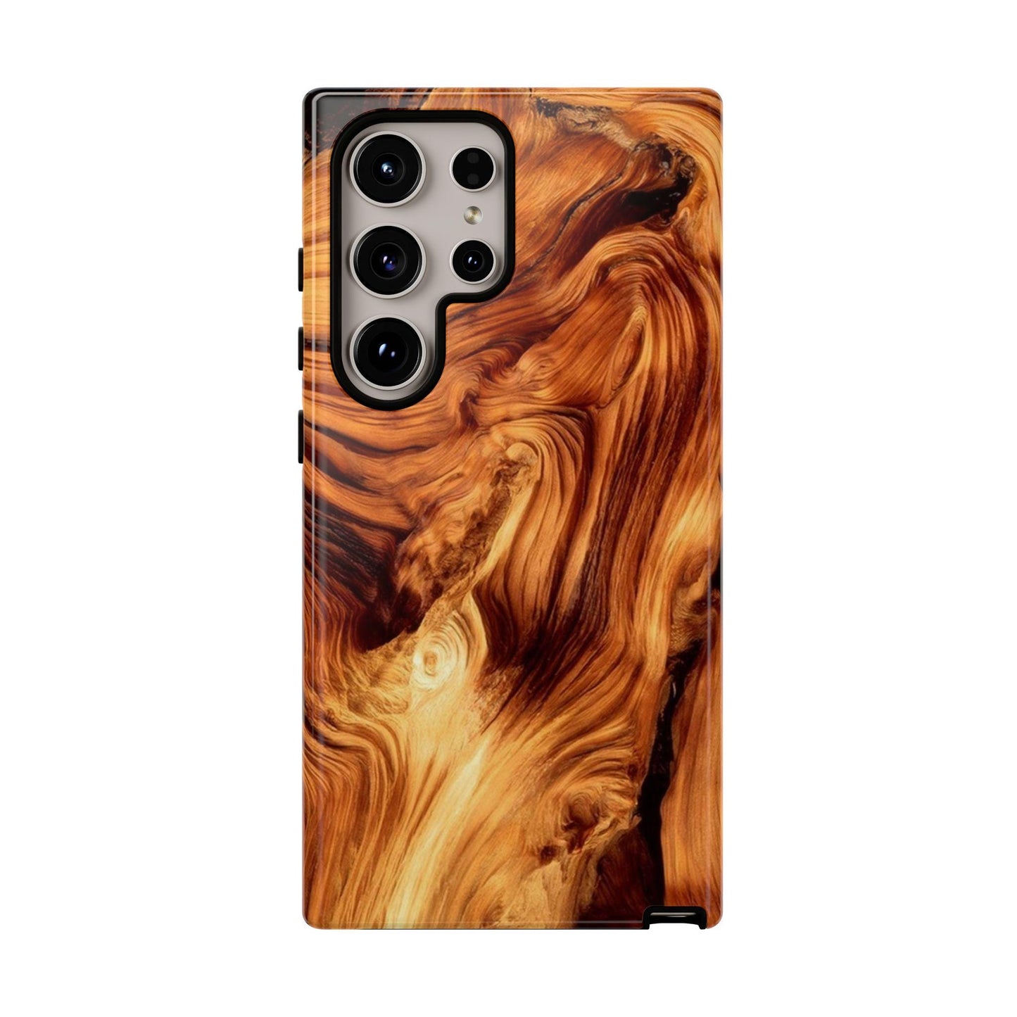 Exotic Wood Look Phone Case Fashion Print Case for Most Popular Phones - Cases for Wood Workers & Exotic Wood Lovers