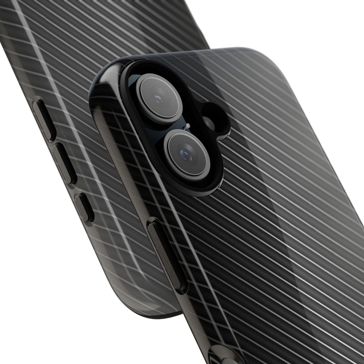 Carbon Fiber Tough Case, CF Print Protective Cover for Phones, Apple Android, High Tech Design