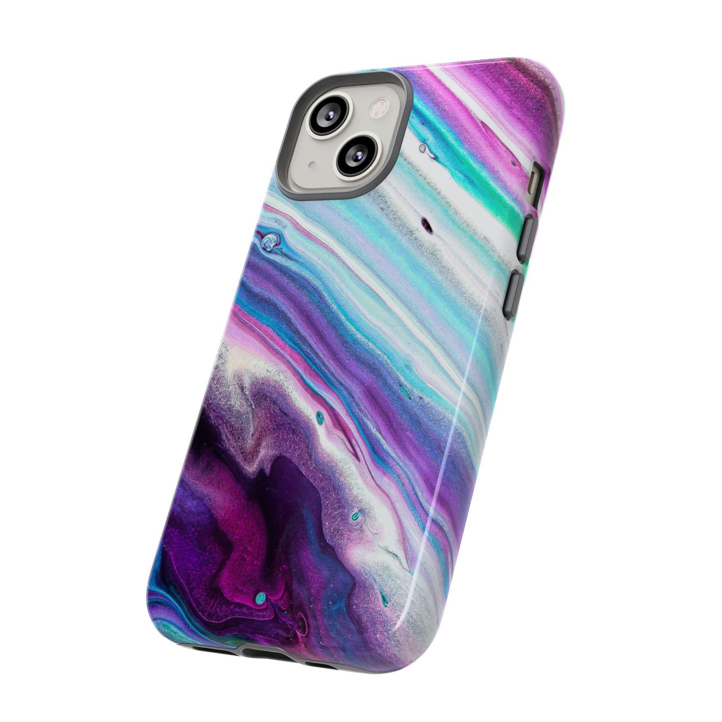 Marble Look Phone Case Multicolor Realistic Stone like Protective Case for most newer phones