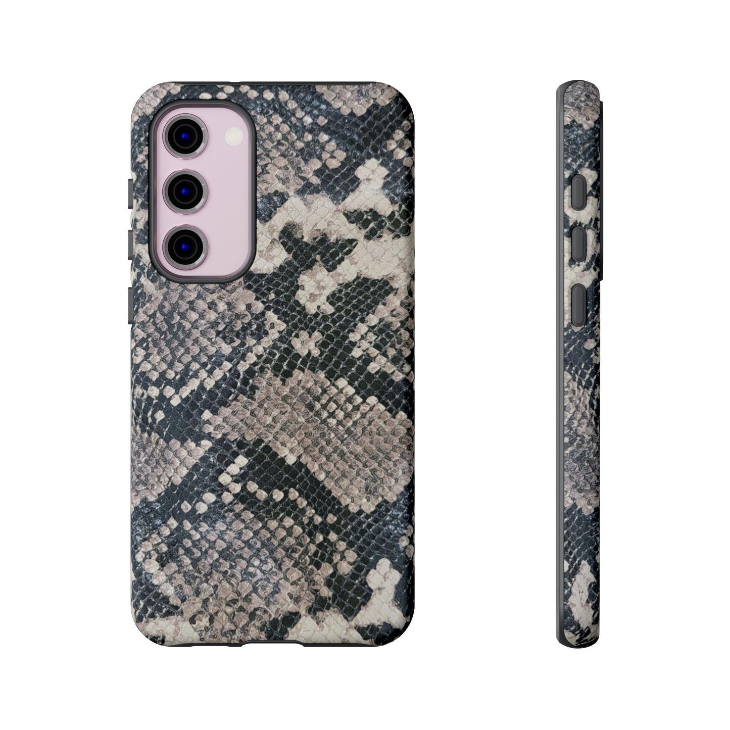 Python Look Phone Case Fashion Print Leather Look Case for Most Popular Phones Designer look phone case Gift for her Snake skin phone case