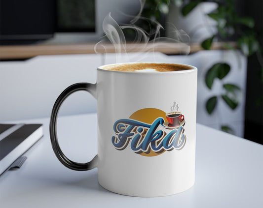 Fika Swedish Coffee Color Morphing Mug